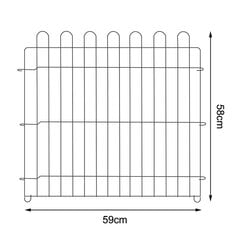 Защитное ограждение Lionto для мелких животных, высота 58 см цена и информация | Аксессуары для дрессировки собак | 220.lv