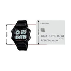 Vīriešu Pulkstenis Casio (Ø 43 mm) S7227175 cena un informācija | Vīriešu pulksteņi | 220.lv
