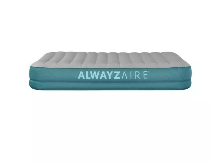 Piepūšamais matracis ar akumulatoru darbināmu dubultpumpi, Bestway® AlwayzAire™ Fortech™ ,203 x 152 x 36 cm cena un informācija | Piepūšamie matrači un mēbeles | 220.lv