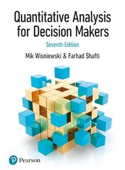 Quantitative Analysis for Decision Makers 7th edition cena un informācija | Ekonomikas grāmatas | 220.lv