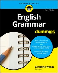 English Grammar For Dummies 3e 3rd Edition цена и информация | Пособия по изучению иностранных языков | 220.lv