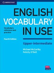 English Vocabulary in Use Upper-Intermediate Book with Answers: Vocabulary Reference and Practice цена и информация | Учебный материал по иностранным языкам | 220.lv