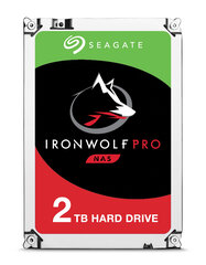 Seagate IronWolf Pro — жесткий диск — 2 ТБ — SATA 6 Гбит/с цена и информация | Внутренние жёсткие диски (HDD, SSD, Hybrid) | 220.lv