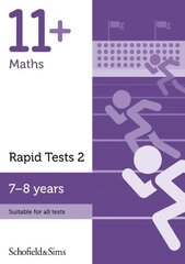 11plus Maths Rapid Tests Book 2: Year 3, Ages 7-8 cena un informācija | Grāmatas pusaudžiem un jauniešiem | 220.lv