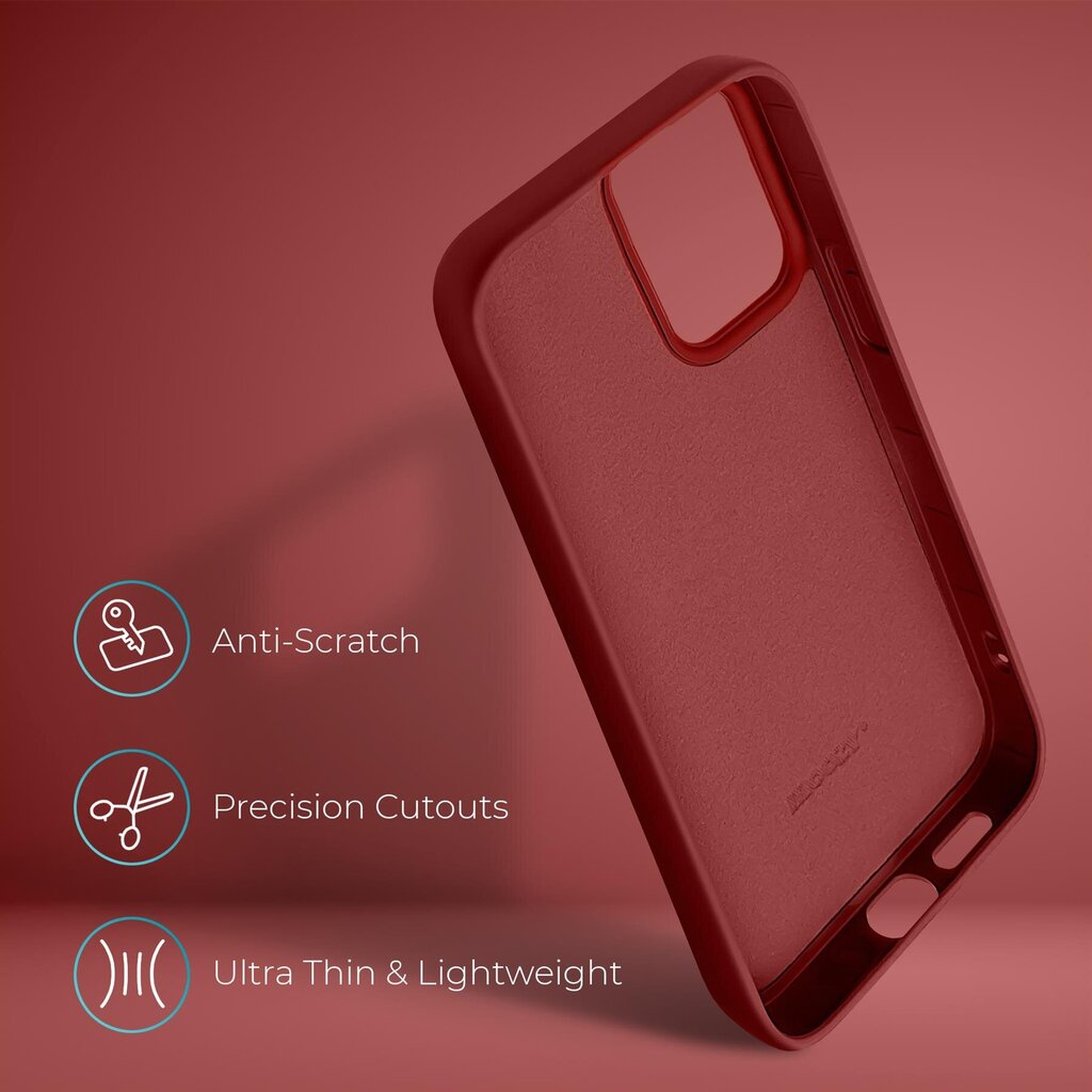 Moozy Lifestyle telefona vāciņš saderīgs ar Xiaomi 12 Pro – augstvērtīga silikona apvalks ar matētu virsmu un mīkstu mikrošķiedras oderi, Vintage rozā cena un informācija | Telefonu vāciņi, maciņi | 220.lv