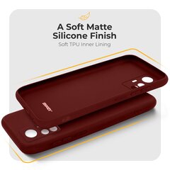 Силиконовый чехол Moozy Minimalist для Xiaomi 12 Pro – винно-красный цена и информация | Чехлы для телефонов | 220.lv