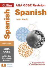 AQA GCSE 9-1 Spanish All-in-One Complete Revision and Practice: Ideal for Home Learning, 2022 and 2023 Exams edition, AQA GCSE Spanish All-in-One Revision and Practice цена и информация | Книги для подростков и молодежи | 220.lv