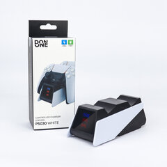 Don One PS5 P5010 kontroliera lādēšanas stacija — melns/balts цена и информация | Аксессуары для компьютерных игр | 220.lv