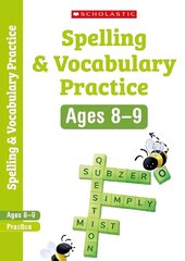 Spelling and Vocabulary Workbook (Ages 8-9), Year 4 цена и информация | Книги для подростков  | 220.lv