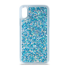 Liquid Sparkle TPU case for Xiaomi Redmi Note 8T blue цена и информация | Чехлы для телефонов | 220.lv