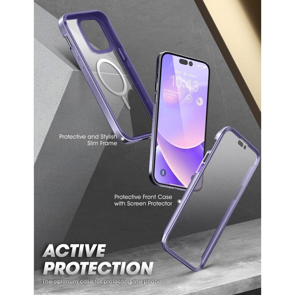 Supcase UB Edge Mag Safe, iPhone 14 Pro Max Deep Purple cena un informācija | Telefonu vāciņi, maciņi | 220.lv