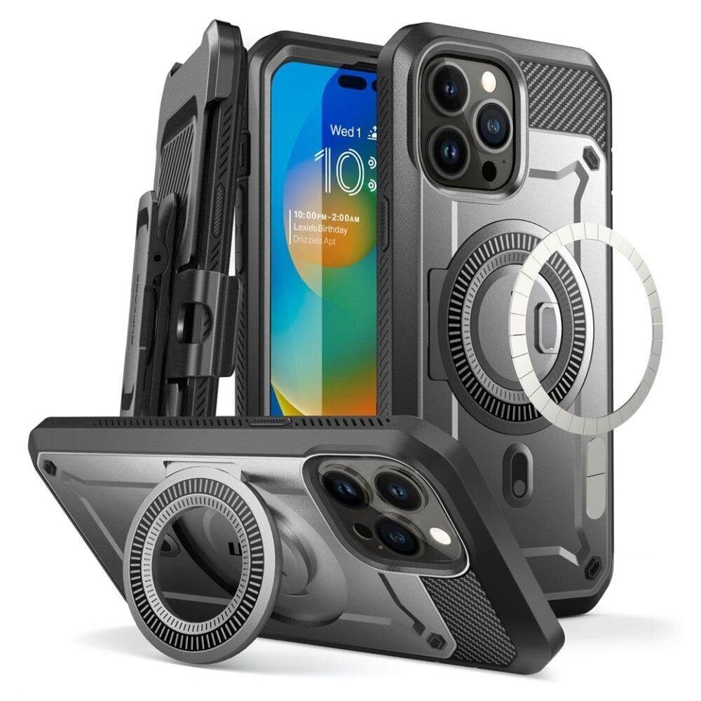 Supcase UB Pro Mag Safe, iPhone 14 Pro Max Black cena un informācija | Telefonu vāciņi, maciņi | 220.lv