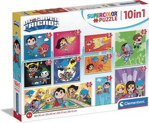 Puzle Clementoni Supercolor Dc Comics, 10in1 cena un informācija | Puzles, 3D puzles | 220.lv