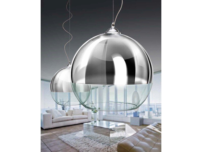 Piekaramā lampa AZzardo Silver ball AZ0733 цена и информация | Lustras | 220.lv