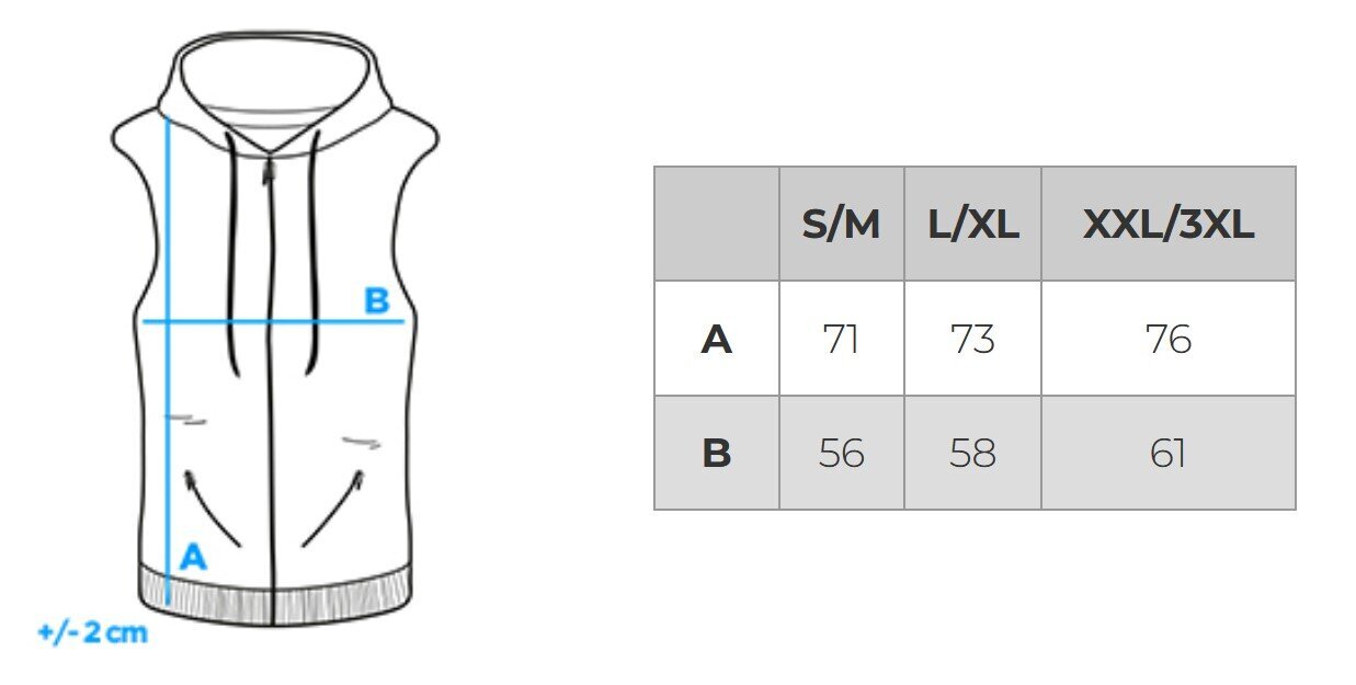 Stepēta vīriešu veste Ombre V54 tumši zils цена и информация | Vīriešu vestes | 220.lv