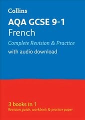 AQA GCSE 9-1 French All-in-One Complete Revision and Practice: Ideal for Home Learning, 2022 and 2023 Exams edition, AQA GCSE French All-in-One Revision and Practice цена и информация | Книги для подростков  | 220.lv