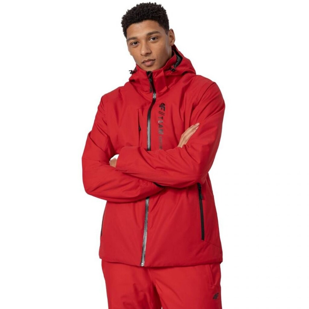 Slēpošanas jaka 4F M H4Z22, sarkana cena un informācija | Vīriešu slēpošanas apģērbs | 220.lv