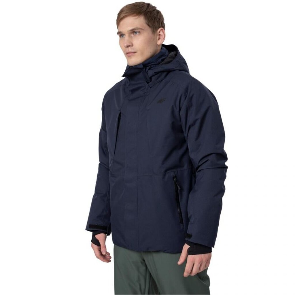 Slēpošanas jaka 4F M H4Z22 KUMN004 31S, tumši zila cena un informācija | Vīriešu slēpošanas apģērbs | 220.lv
