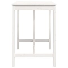 Bāra galds vidaXL (140x80x110 cm), balts cena un informācija | Virtuves galdi, ēdamgaldi | 220.lv
