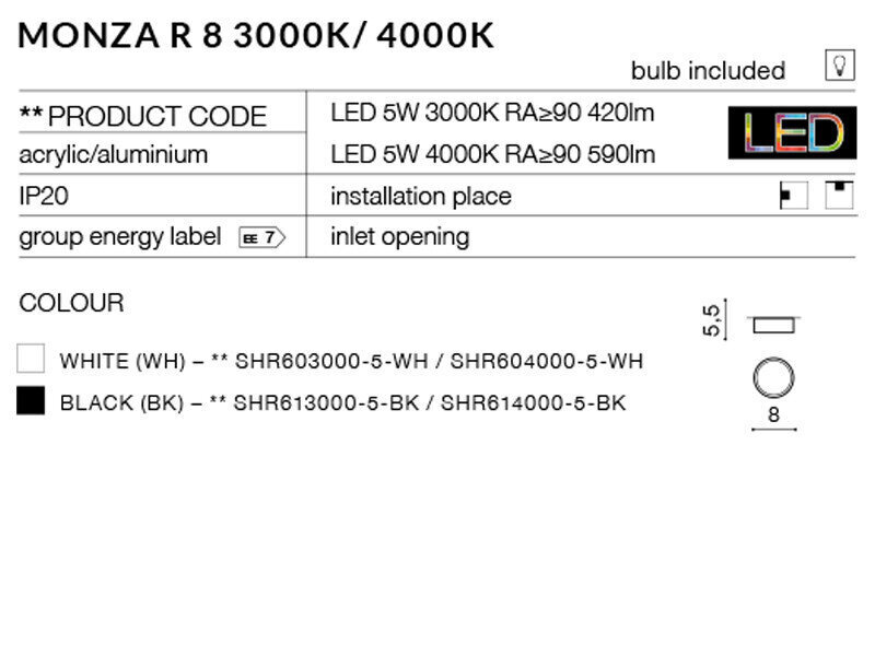 Griestu lampa AZzardo Monza r AZ2253 cena un informācija | Griestu lampas | 220.lv