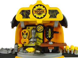 Набор игрушечных колесных инструментов для мальчиков Lean Toys, желтый цена и информация | Конструктор автомобилей игрушки для мальчиков | 220.lv