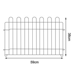 Защитное ограждение Lionto для мелких животных, высота 38 см цена и информация | Аксессуары для дрессировки собак | 220.lv