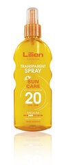 Saules aizsardzības aerosols SPF 20 (Transparent Spray) 200 ml cena un informācija | Sauļošanās krēmi | 220.lv