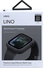Uniq Lino, Apple Watch Series 4/5 40 мм черные (UNIQ71BLK) цена и информация | Аксессуары для смарт-часов и браслетов | 220.lv