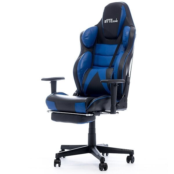 Masāžas spēļu krēsls ByteZone Hulk Gaming Chair, melni zils cena un informācija | Biroja krēsli | 220.lv