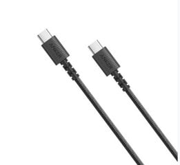 Кабель Anker PowerLine Select + USB-C на USB-C 3 фута, черный цена и информация | Кабели для телефонов | 220.lv
