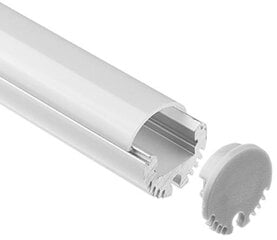 LED профиль 013W, 3 м, белый цена и информация | Монтируемые светильники, светодиодные панели | 220.lv