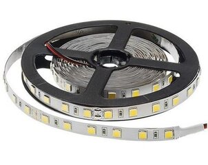 LED лента 24V 9,6W 2800-3200K IP20, белая цена и информация | Светодиодные ленты | 220.lv