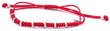 Beneto Stilīga mežģīņota sarkana kabalas rokassprādze AGB546 цена и информация | Rokassprādzes | 220.lv
