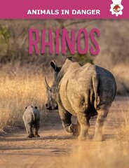 Rhinos: Animals In Danger cena un informācija | Grāmatas pusaudžiem un jauniešiem | 220.lv