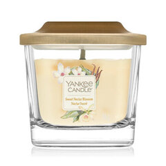 Yankee Candle Aromātiska svece maza kvadrātveida Sweet Nectar Blossom 96 g цена и информация | Подсвечники, свечи | 220.lv