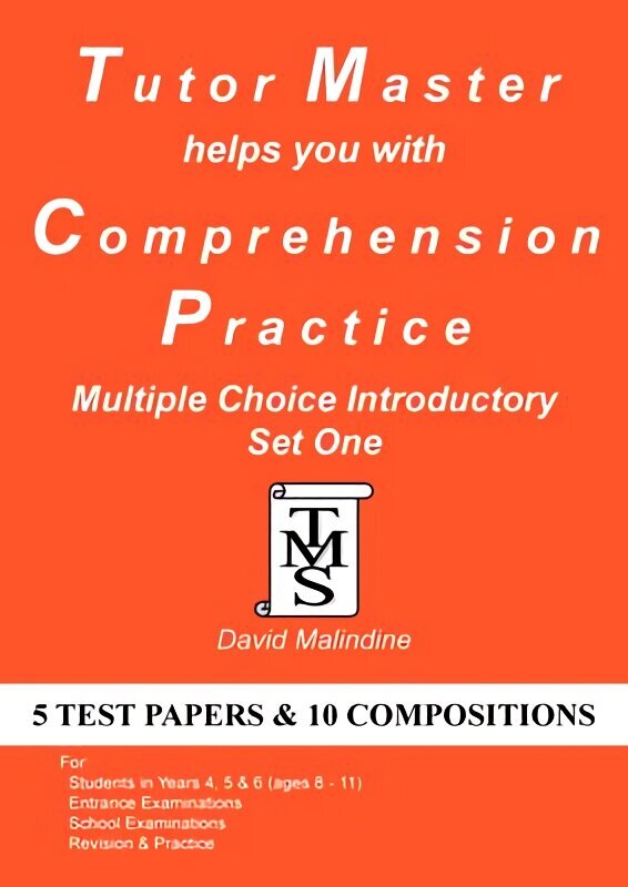 Tutor Master Helps You with Comprehension Practice - Multiple Choice Introductory Set One цена и информация | Grāmatas pusaudžiem un jauniešiem | 220.lv