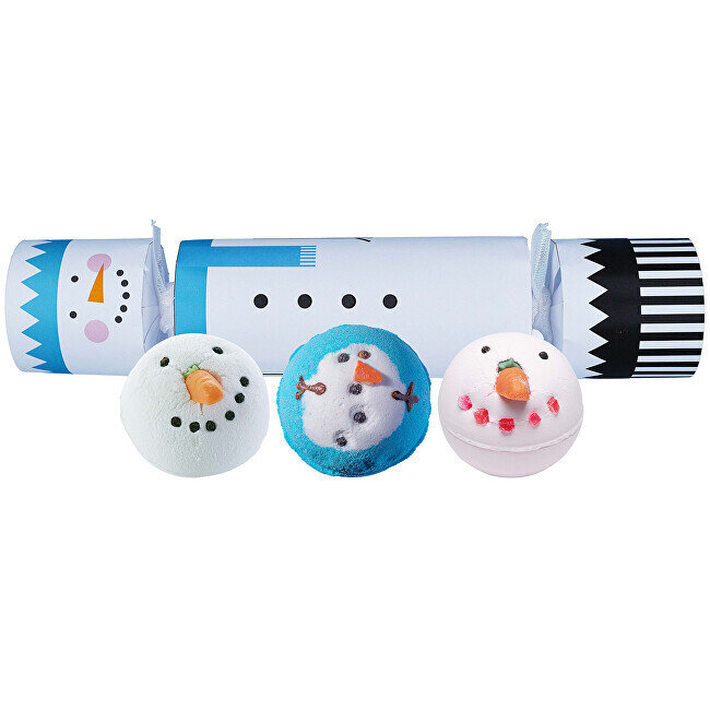 Dzirkstošo vannas bumbiņu komplekts Frosty The Snowman 3 gab. cena un informācija | Dušas želejas, eļļas | 220.lv