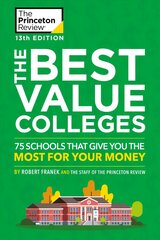Best Value Colleges, 2020 Edition: 75 Schools that Give You the Most for Your Money цена и информация | Книги для подростков и молодежи | 220.lv