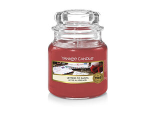 Ароматическая свеча Yankee Candle Classic small Letters to Santa 104 г цена и информация | Подсвечники, свечи | 220.lv