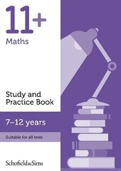 11plus Maths Study and Practice Book cena un informācija | Grāmatas pusaudžiem un jauniešiem | 220.lv