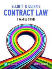 Elliott & Quinn's Contract Law 12th edition цена и информация | Книги по экономике | 220.lv