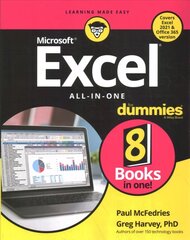 Excel All-in-One For Dummies цена и информация | Книги по экономике | 220.lv