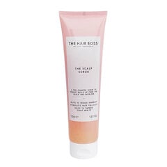 Galvas ādas un matu skrubis The hair Boss By Lisa Shepherd The Scalp Scrub peeling, 150 ml cena un informācija | Kosmētika matu stiprināšanai | 220.lv