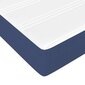 Kabatu atsperu matracis vidaXL (100x200x20 cm), zils cena un informācija | Matrači | 220.lv