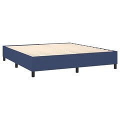 Atsperu gultas rāmis vidaXL (160x200 cm), zils цена и информация | Кровати | 220.lv