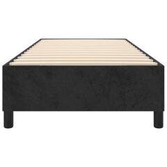 Atsperu gultas rāmis vidaXL (80x200 cm), melns цена и информация | Кровати | 220.lv
