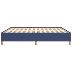 Atsperu gultas rāmis vidaXL (160x200 cm), zils cena un informācija | Gultas | 220.lv