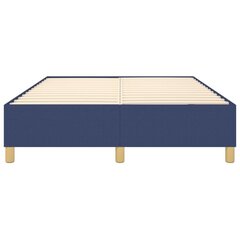 Atsperu gultas rāmis vidaXL (140x200 cm), zils цена и информация | Кровати | 220.lv