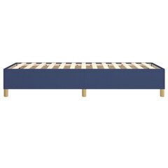 Atsperu gultas rāmis vidaXL (90x190 cm), zils цена и информация | Кровати | 220.lv