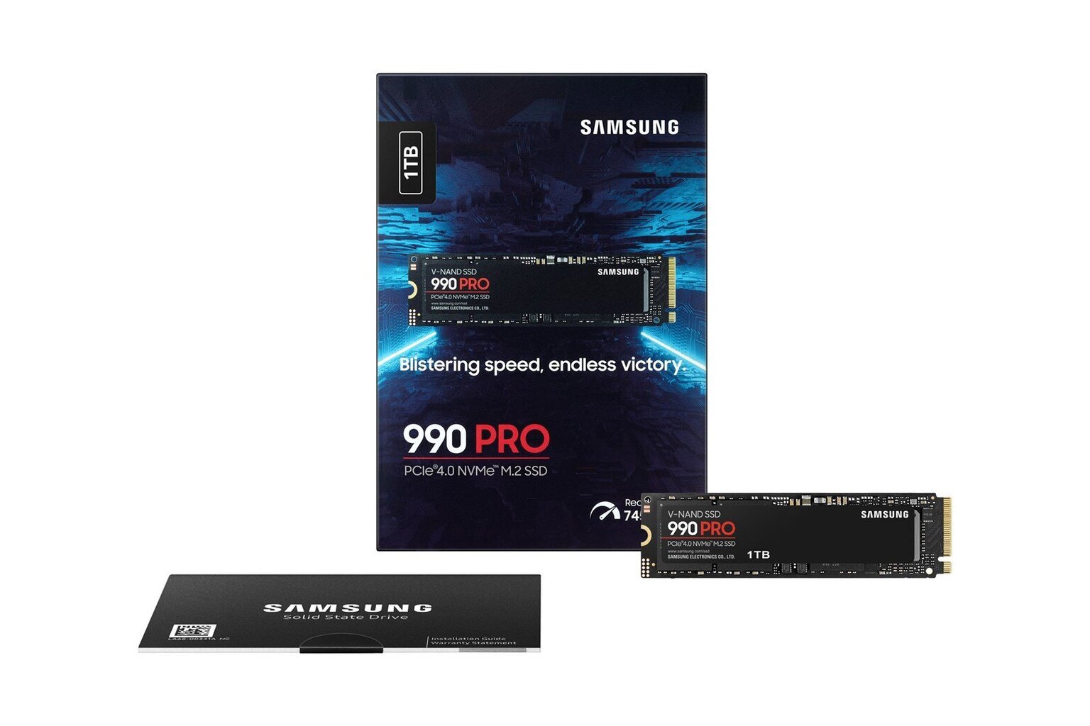 Samsung 990 Pro, 1TB, M.2, NVMe, MZ-V9P1T0BW cena un informācija | Iekšējie cietie diski (HDD, SSD, Hybrid) | 220.lv